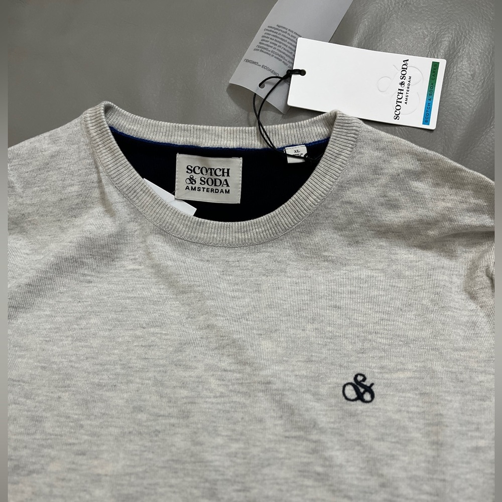 NWT - Scotch & Soda Men’s Classic Crew Neck Sweater - Size XL - Picture 5 of 8